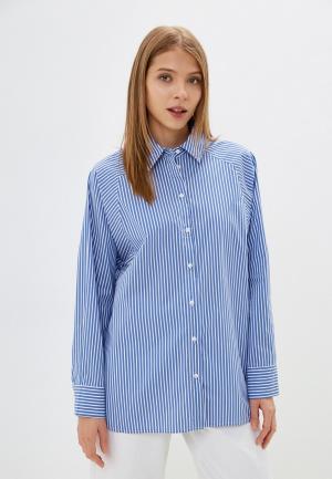 Рубашка Kontatto. Цвет: синий