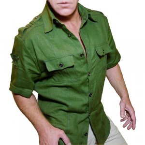 Рубашка , размер 2XL, зеленый SAFARI. Цвет: зеленый