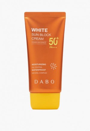 Крем солнцезащитный Dabo Водостойкий SPF 50+ PA+++, 70 мл. Цвет: белый