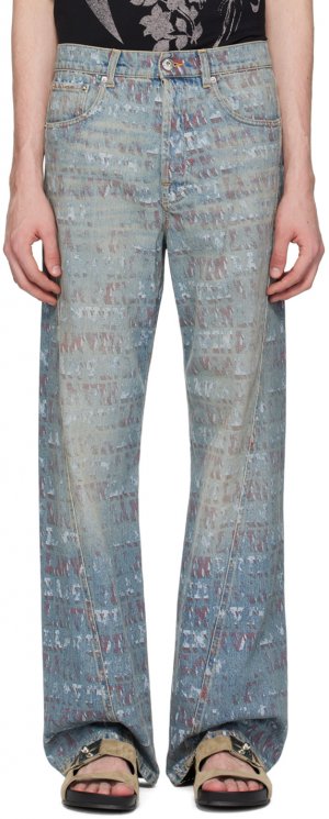 Синие джинсы Future Edition Lanvin
