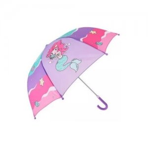 Зонт-трость , фиолетовый, розовый Mary Poppins. Цвет: микс/розовый