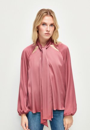Блузка NECK TIED , цвет pink adL