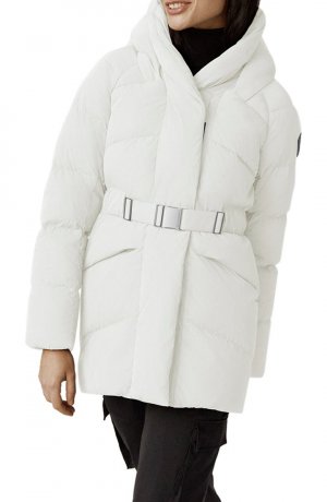Пуховое пальто Marlow с поясом CANADA GOOSE