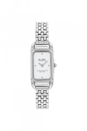 Модные аналоговые кварцевые часы Cadie из нержавеющей стали — 14504035 , серебро Coach