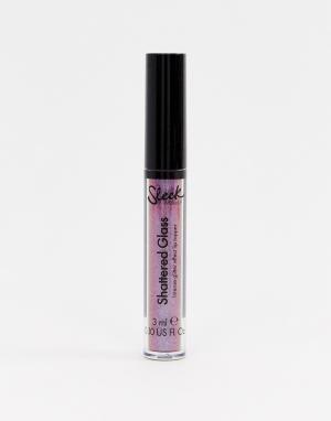 Блеск для губ MakeUP – Shattered Glass Lip Gloss (Usual Tricks), 3 мл-Розовый цвет Sleek