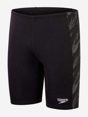 Плавки-шорты мужские HyperBoom, Черный Speedo. Цвет: черный