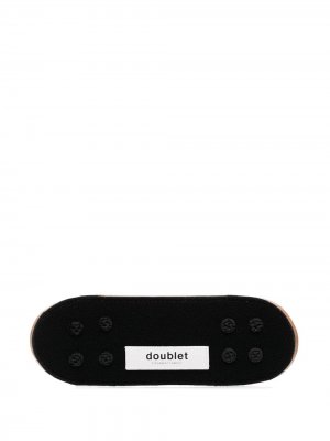 Картхолдер в виде скейтборда Doublet. Цвет: черный