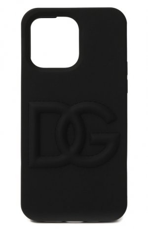 Чехол для iPhone 14 Pro Max Dolce & Gabbana. Цвет: чёрный
