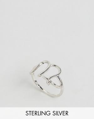 Серебряное кольцо с зодиакальной отделкой Дева Rock N Rose 'N'. Цвет: серебряный