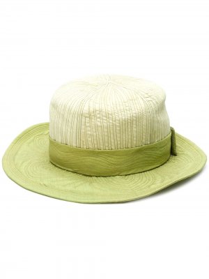 Шляпа с бантом Clelia Venturi A.N.G.E.L.O. Vintage Cult. Цвет: зеленый