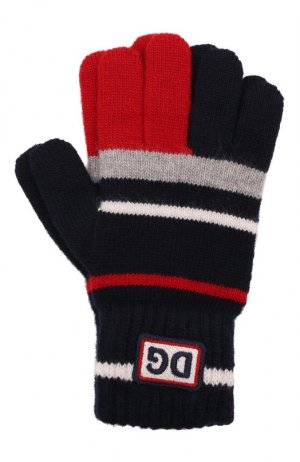 Шерстяные перчатки Dolce & Gabbana. Цвет: разноцветный