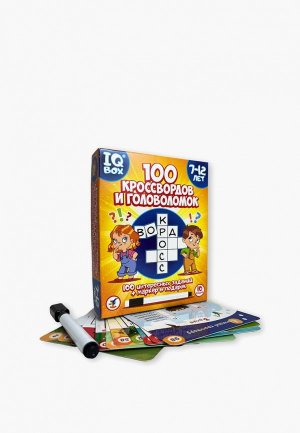 Игра настольная Дрофа-Медиа 100 Кроссвордов и головоломок. Цвет: разноцветный