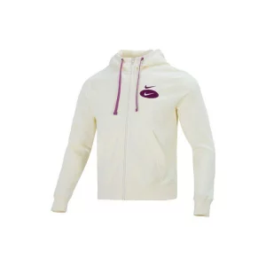 Спортивная одежда Swoosh League на флисовой подкладке с капюшоном молнии, мужская верхняя одежда, молочно-белый DM5341-113 Nike
