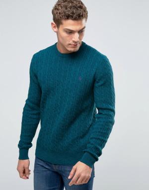 Джемпер из мериносовой шерсти Jack Wills. Цвет: зеленый