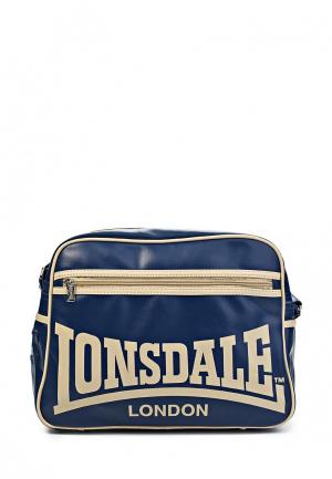 Сумка Lonsdale Shoulder bag. Цвет: синий
