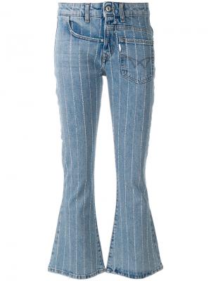 Расклешенные джинсы Filles A Papa. Цвет: синий