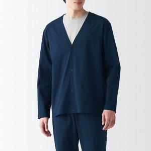 Быстросохнущая эластичная куртка, впитывающая пот MUJI, темно-синий Muji