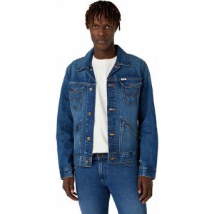 Джинсовая куртка , размер M, синий Wrangler. Цвет: синий