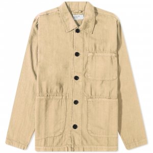 Куртка-рубашка Herringbone Cotton Field, бежевый Universal Works