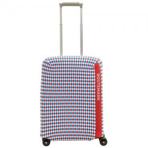 Чехол для чемодана , размер S, синий, красный ROUTEMARK. Цвет: белый/красный/синий