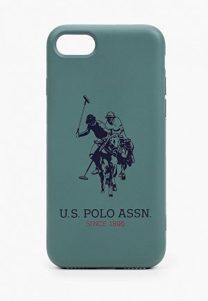 Чехол для iPhone U.S. Polo Assn. 7 / 8 SE 2020. Цвет: бирюзовый