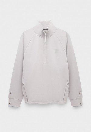 Олимпийка C.P. Company metropolis series stretch fleece sweatshirt drizzle. Цвет: серый