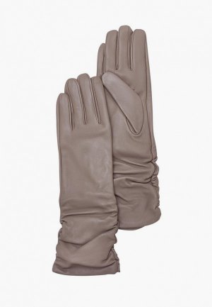 Перчатки Marco Bonne`. Цвет: бежевый