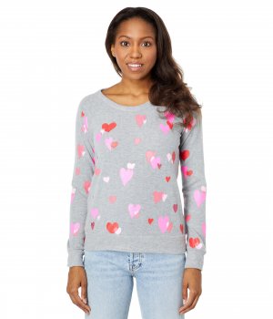 Пуловер , \Love Hearts\ Sustainable Bliss Knit Pullover Chaser
