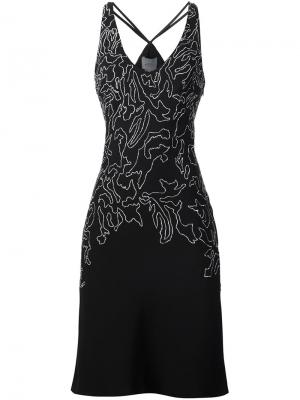 Платье с вышивкой Maiyet. Цвет: чёрный