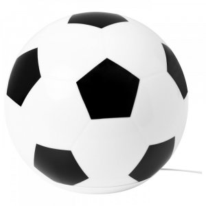 Светодиодная настольная лампа NGARNA с рисунком футбольного мяча IKEA