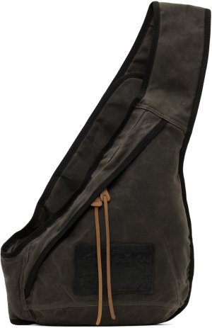 Серый рюкзак-слинг Acne Studios