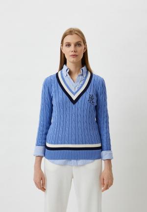 Пуловер Lauren Ralph. Цвет: синий