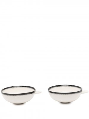 Набор из двух чашек для эспрессо (11 см) коллаборации с Serax Ann Deumelemeester X. Цвет: белый