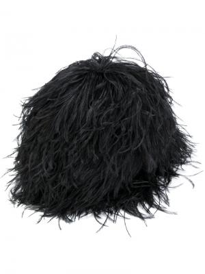 Feather hat Gianluca Capannolo. Цвет: чёрный