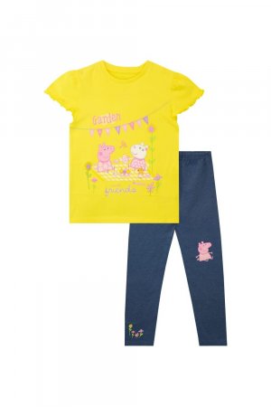 Комплект из футболки и леггинсов Garden And Friends , желтый Peppa Pig