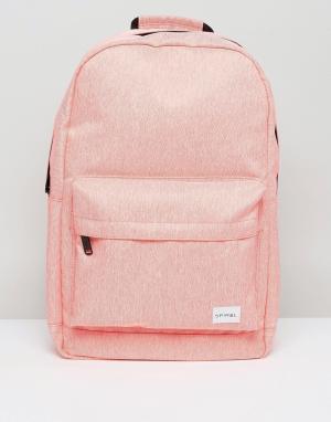 Розовый меланжевый рюкзак Spiral. Цвет: розовый