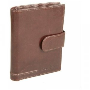 Портмоне 708453 brown, фактура гладкая, коричневый Gianni Conti. Цвет: коричневый