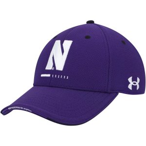 Мужская гибкая шляпа фиолетового цвета Northwestern Wildcats Blitzing Accent Performance Under Armour