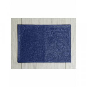 Обложка для паспорта , синий BAREZ. Цвет: синий