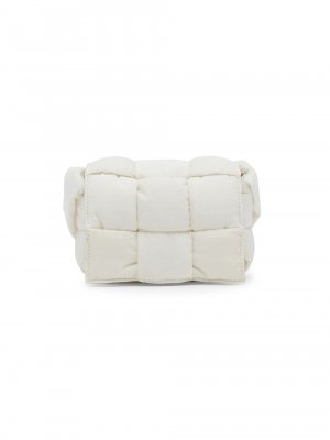 Мини-сумка на подушку Borsa Intrecciato , белый Bottega Veneta