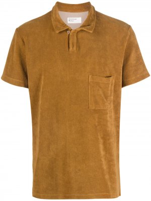 Флисовая рубашка поло Vacation Universal Works. Цвет: коричневый