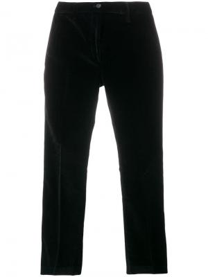 Укороченные брюки клеш Pt01. Цвет: черный