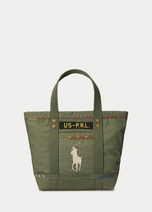 Маленькая большая сумка Big Pony Herringbone Ralph Lauren