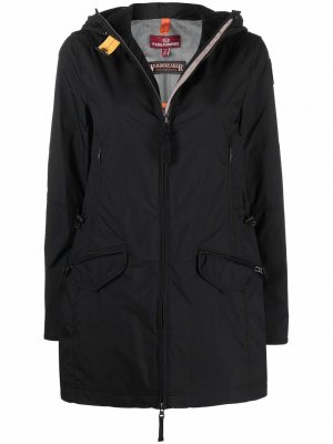 Mid-length hooded coat Parajumpers. Цвет: черный
