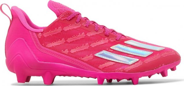 Бутсы Adizero Cleats 'Team Shock Pink', розовый Adidas
