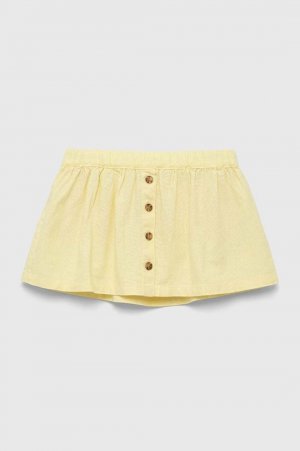 Льняная юбка для детей Gap, желтый GAP