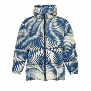 Утепленная куртка с капюшоном , цвет Синий Dries Van Noten