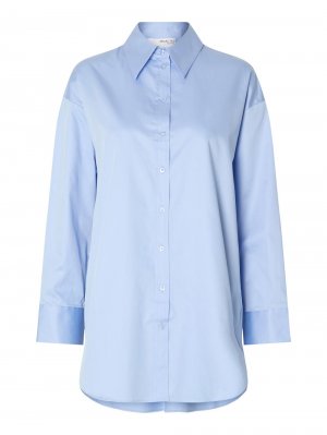 Блузка SELECTED FEMME Iconic, светло-синий