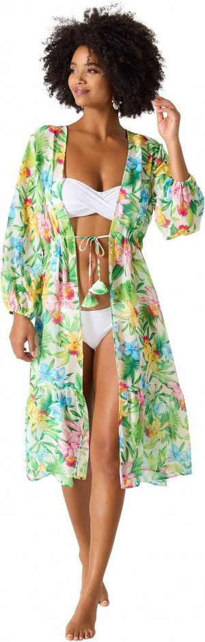 Накидка Orchid Garden Open Front Duster , белый Tommy Bahama
