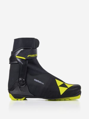 Ботинки для беговых лыж Carbon Skate, Черный Fischer. Цвет: черный